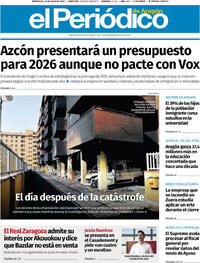 Portada El Periódico Aragón 2025-07-30