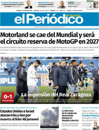 Portada El Periódico Aragón 2026-03-01