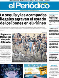 Portada El Periódico Aragón 2026-08-01
