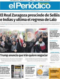 Portada El Periódico Aragón 2026-03-02