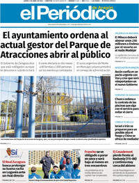 Portada El Periódico Aragón 2026-04-02