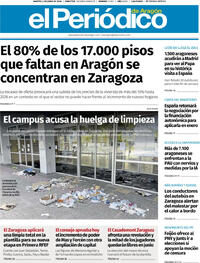 Portada El Periódico Aragón 2026-06-02