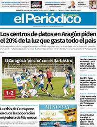 Portada El Periódico Aragón 2026-08-02