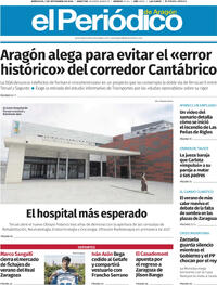 Portada El Periódico Aragón 2026-09-02