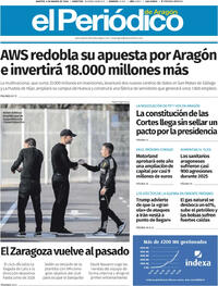 Portada El Periódico Aragón 2026-03-03