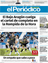 Portada El Periódico Aragón 2026-04-03