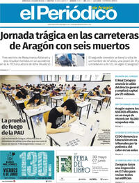 Portada El Periódico Aragón 2026-06-03