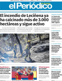 Portada El Periódico Aragón 2026-07-03