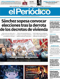 Portada El Periódico Aragón 2026-10-03