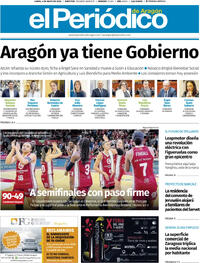 Portada El Periódico Aragón 2026-05-04