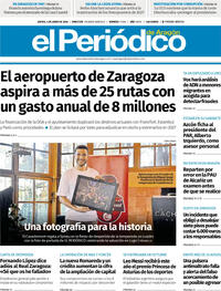 Portada El Periódico Aragón 2026-06-04