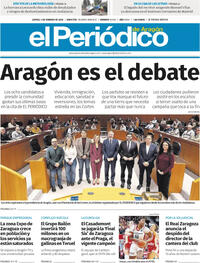 Portada El Periódico Aragón 2026-02-05