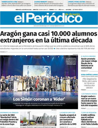 Portada El Periódico Aragón 2026-05-06
