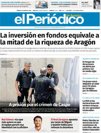 Portada El Periódico Aragón 2026-06-06