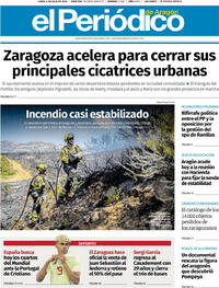 Portada El Periódico Aragón 2026-07-06