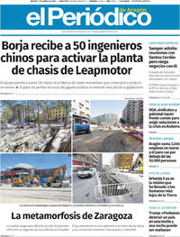 Portada El Periódico Aragón 2026-04-07