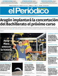Portada El Periódico Aragón 2026-04-08
