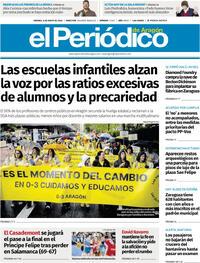 Portada El Periódico Aragón 2026-05-08