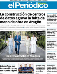 Portada El Periódico Aragón 2026-07-09