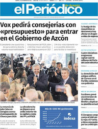 Portada El Periódico Aragón 2026-02-10