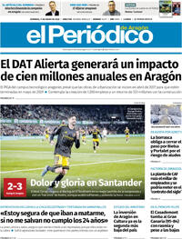 Portada El Periódico Aragón 2026-01-11