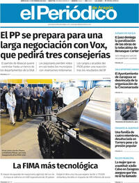 Portada El Periódico Aragón 2026-02-11