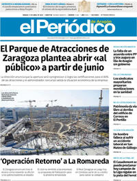 Portada El Periódico Aragón 2026-04-11