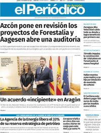 Portada El Periódico Aragón 2026-03-12