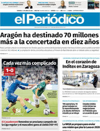 Portada El Periódico Aragón 2026-04-12