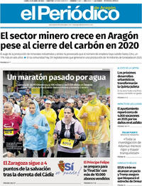 Portada El Periódico Aragón 2026-04-13