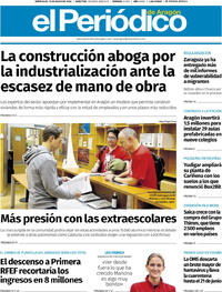 Portada El Periódico Aragón 2026-05-13
