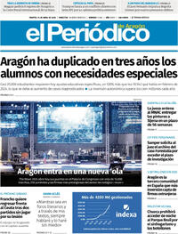 Portada El Periódico Aragón 2026-04-14