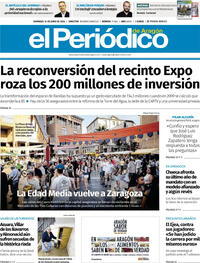 Portada El Periódico Aragón 2026-06-14