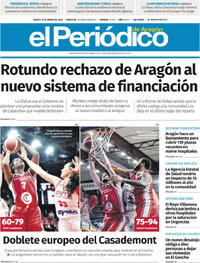 Portada El Periódico Aragón 2026-01-15