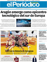 Portada El Periódico Aragón 2026-04-15