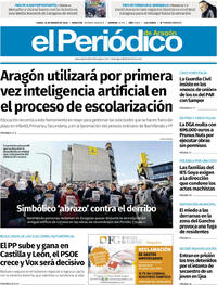 Portada El Periódico Aragón 2026-03-16