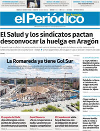 Portada El Periódico Aragón 2026-05-16