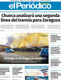 Portada El Periódico Aragón 2026-07-16