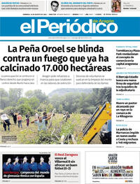 Portada El Periódico Aragón 2026-08-16