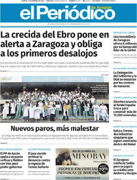 Portada El Periódico Aragón 2026-02-17