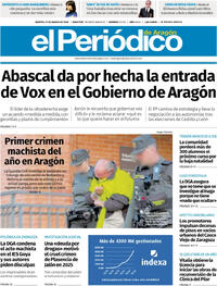 Portada El Periódico Aragón 2026-03-17