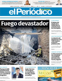 Portada El Periódico Aragón 2026-07-17