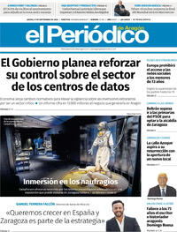 Portada El Periódico Aragón 2026-09-17