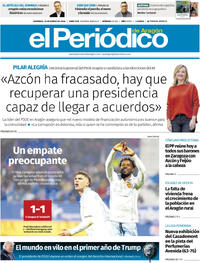 Portada El Periódico Aragón 2026-01-18