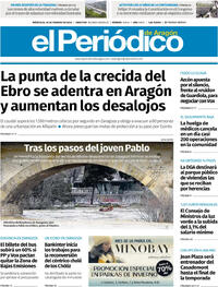 Portada El Periódico Aragón 2026-02-18
