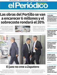 Portada El Periódico Aragón 2026-06-18