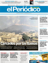 Portada El Periódico Aragón 2026-07-18