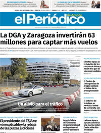 Portada El Periódico Aragón 2026-09-18