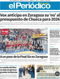 Portada El Periódico Aragón 2026-02-19
