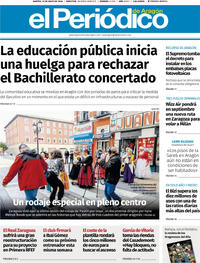 Portada El Periódico Aragón 2026-05-19